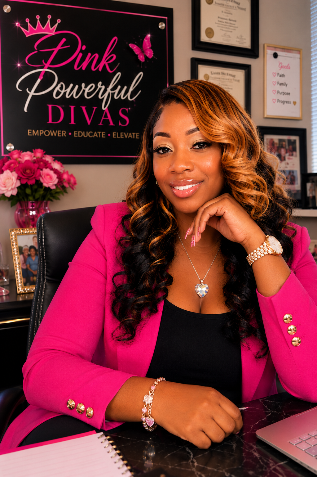 Tarana Gordon, founder of Pink Powerful Divas